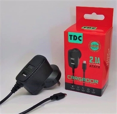 Cargador TDC 2.1A V8