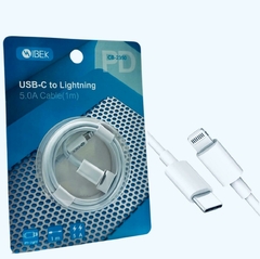 Cable USB-C a LIGTHNING IPHONE 5.0A Carga rápida IBEK CB-2350