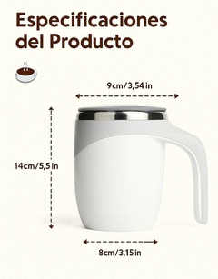 Taza Batidora Termica Automatica Magnetica Café - Star Mayorista