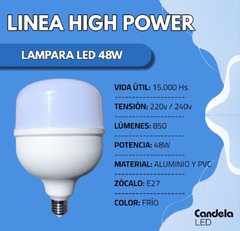 Lámpara LED 48W Candela - Star Mayorista