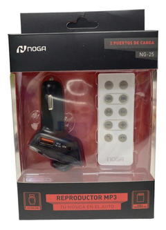 Transmisor Inalámbrico De Audio Y FM Bluetooth Mp3 Para Auto Noga Ng-25