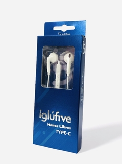 Auricular iglufive ficha Tipo C manos libre para todas las marcas