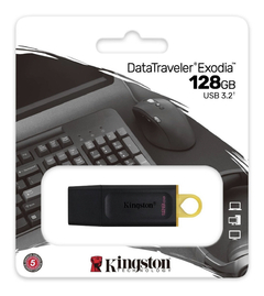 Pendrive Kingston original 128GB Datatraveler Exodia Dtx Usb 3.2