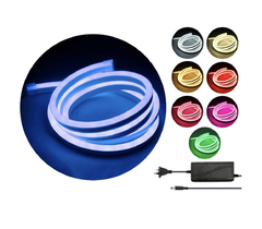 Manguera LED Neon Flexible 5m Exterior + Fuente, Color Confirmar x WhatsApp NO HAY BLANCO FRÍO - comprar online