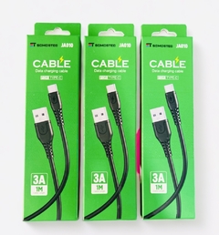 Cable Tipo-C carga y datos 3A (1 metro) SOMOSTEC