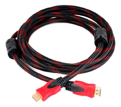 Cable Hdmi 3 Metros Full Hd 4k Doble Filtro Mallado