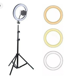 Aro De Luz Led 20cm Con Trípode 2 Mts Soporte Celular Selfie