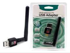 Placa De Red Usb Wifi Mini 150mbps Con Antena Adaptador Red