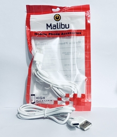 Cable USB Tipo -C Datos + carga rápida 3.1A 1000MM Malibu en bolsa