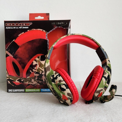 Auricular Gamer Camuflado COUNTER NETMAK Micrófono Compatible Con Ps4 PC xBOX