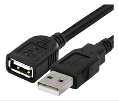 Cable Alargue Usb 2.0 3 Metros Macho Hembra Con Filtro