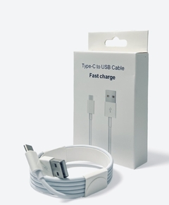 Cable USB Tipo-C DATOS Carga Rapida Reforzado CAJA BLANCA - comprar online