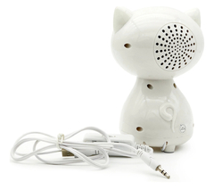 PARLANTE GATO CON CABLE USB/3.5mm PARA PC NOTEBOOK CELULARES - comprar online