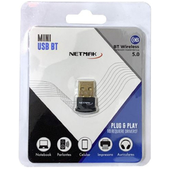 Receptor Usb Blueooth 5.0 PC Notebook NETMAK Nm Bt9