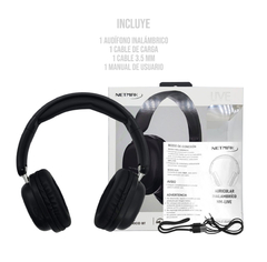 Imagen de Auricular Bluetooth Plegable NETMAK LIVE 10h batería VARIOS COLORES