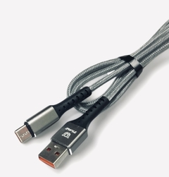 Cable USB Tipo-C Nailon Reforzado 3.1A carga rápida TIME CAB-41002 en internet