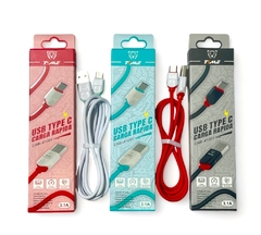 Cable flexible USB TIPO-C 3.1A carga rápida TIME CAB-41001