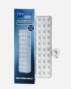 Luz emergencia recargable 30 LEDS nivhus