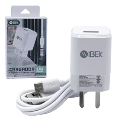 Cargador IBEK 2.6A TIPO-C con cable desmontable