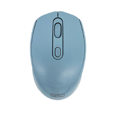 Mouse Inalambrico Gtc Mig-123 Optico 1600 Dpi Pc Notebook Color Azul Rosa en internet