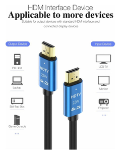 Cable HDMI 1.5 Metros Premium Engomado V2.0 4k x 2k - comprar online