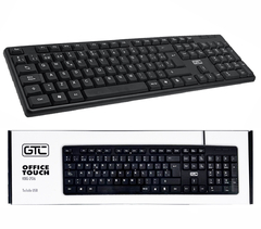 Teclado Usb Gtc Kbg-206 Para Notebook Oficina Idioma Español