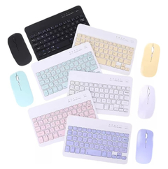 Kit Mini Teclado Y Mouse Bluetooth Recargable Kit Colores YELANDER AN-030 - comprar online