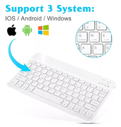 Imagen de Kit Mini Teclado Y Mouse Bluetooth Recargable Kit Colores YELANDER AN-030