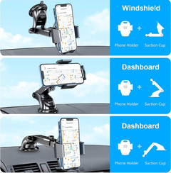 Soporte Celular Auto Vidrio Tablero Sopapa Extensible Robust LEGATUS LS-3100 - comprar online