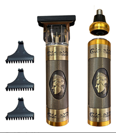 Kit 3en1 Afeitadora Corta Pelo patillera Barba Nariz Trimer Recargable A-6341 - tienda online