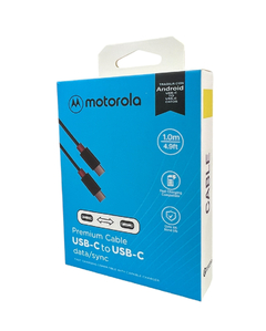 Cable Motorola usb C a C data/sync - comprar online