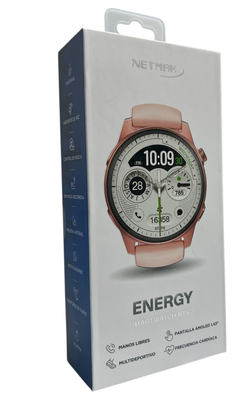 Imagen de Reloj INTELIGENTE SMARTWATCH NETMAK ENERGY BT5.3 llamada manos libres