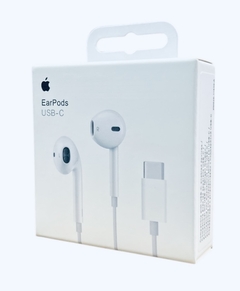 Imagen de Auriculares Apple EarPods iPhone 15 16 ficha USB-C Control Volumen PREMIUM