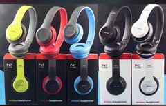 Auricular Bluetooth P47, excelente calidad sonido colores surtidos - comprar online