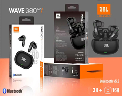 Auricular inalámbrico BT JBL HARMAN WAVE 380 TWS PREMIUM - Star Mayorista