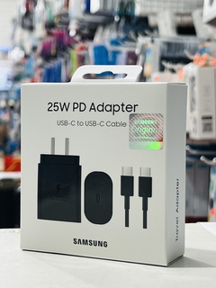 Cargador 25W tipo C PD SAMSUNG original Blanco y Negro - comprar online