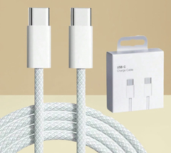 Cable Apple USB Tipo-C a tipo-C mallado para iPhone 15-16 pro Max PREMIUM - comprar online