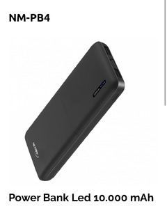 Cargador portátil NETMAK power bank 1000Mah 100% - Star Mayorista