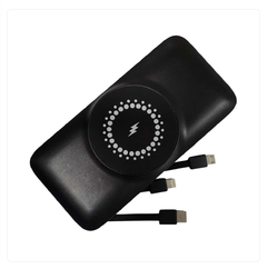 Cargador portátil Power Bank Inalámbrico, basike POW-9964. 10000mAh - comprar online