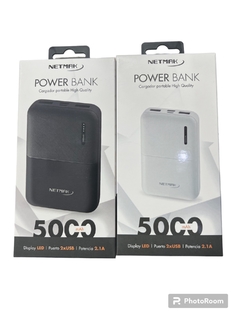 Cargador portátil NETMAK power bank 5000Mah 100%