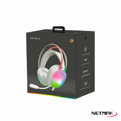 Auricular Gamer Luces RGB NETMAK NM-25 - tienda online
