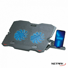 Base Gamer Refrigerante para Notebook con Soporte para Celular NM-134