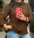 SWEATER MOHAIR - CHOCOLATE - comprar online
