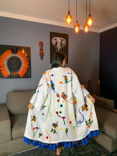Kimono Pavia linho puro na internet