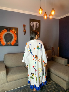 Kimono Pavia linho puro - comprar online