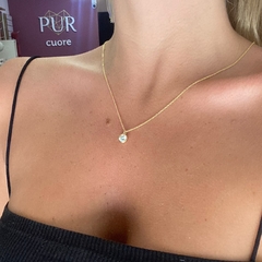 Choker punto de luz gold