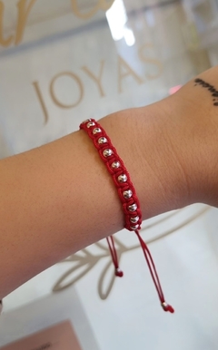 Pulsera hilo rojo abundancia