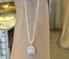 Collar con strass blanco - comprar online