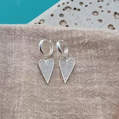 Aros corazón oval!