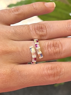 Anillo multicolor